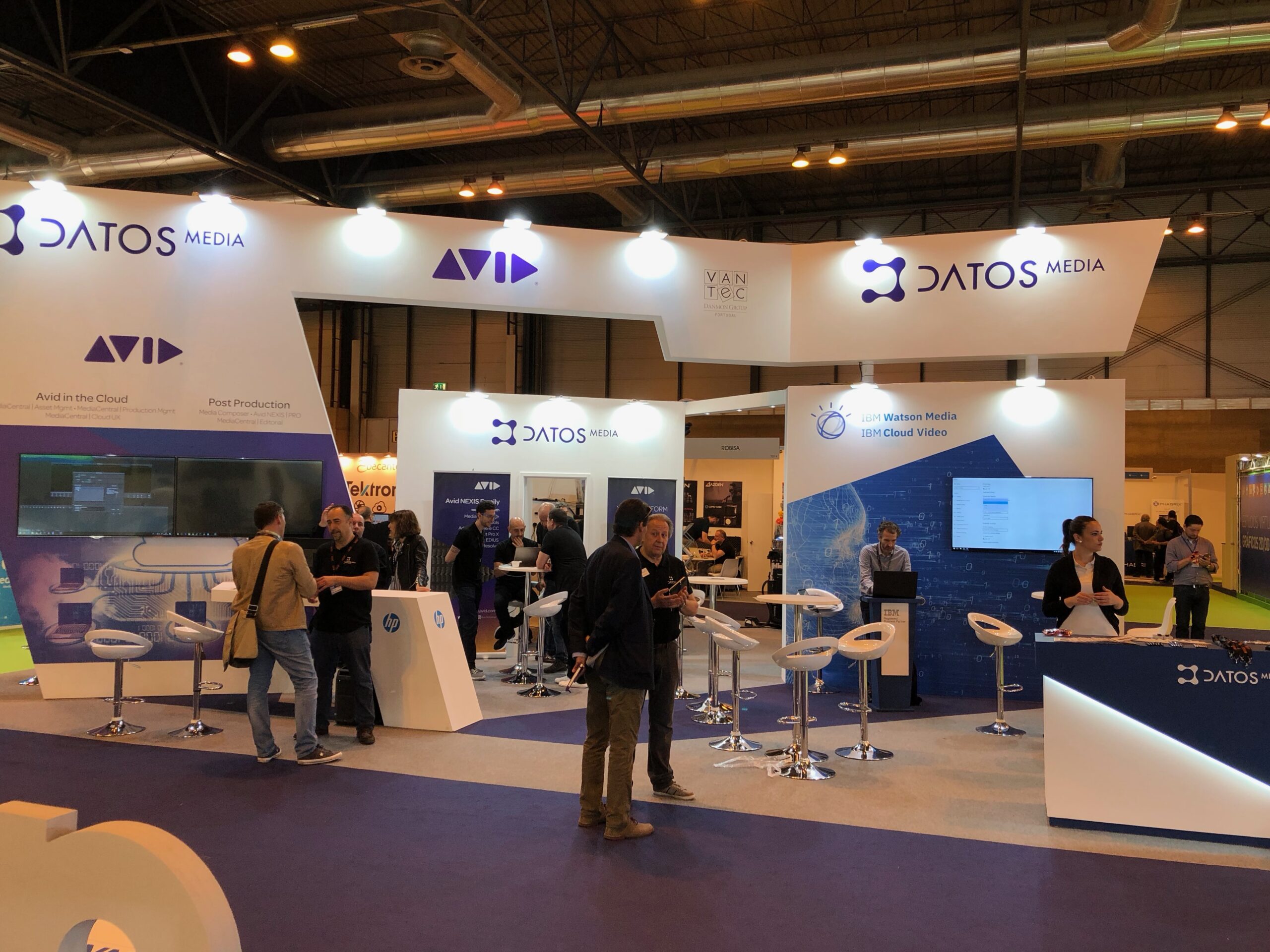 Vantec and Datos Media Stand at Bit Madrid 2018